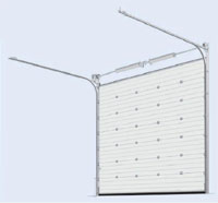 Sektionaltor Darstellung